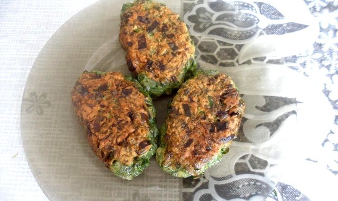 Котлеты из зелени