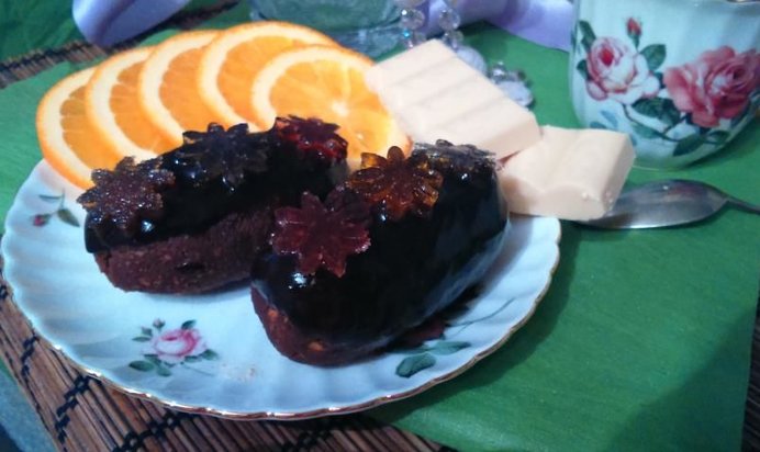 Пирожное картошка с мармеладом