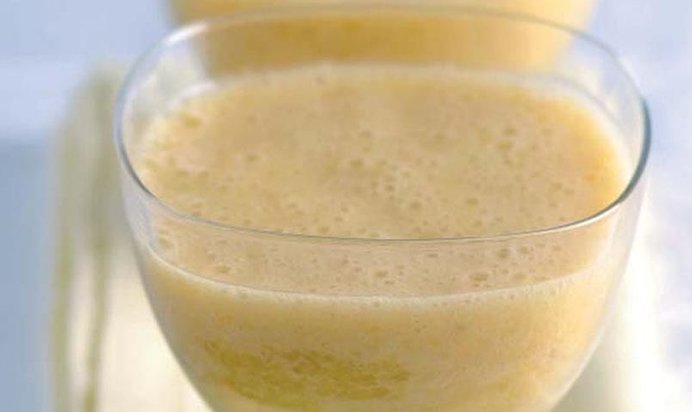 Смузи с хурмой и бананом