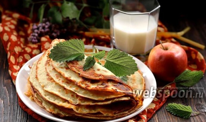 Блины яблочные