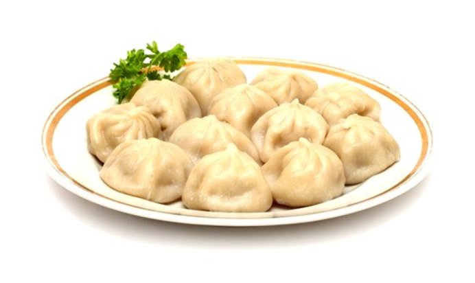 Хинкали с бараниной и курдючным салом