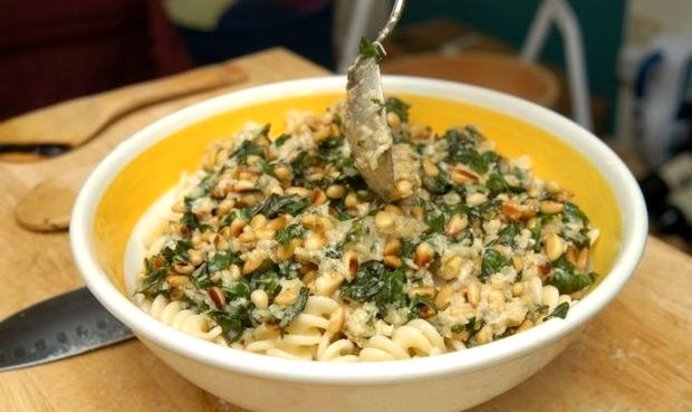 Песто на сковороде