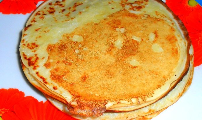 Блины из простокваши по‑домашнему