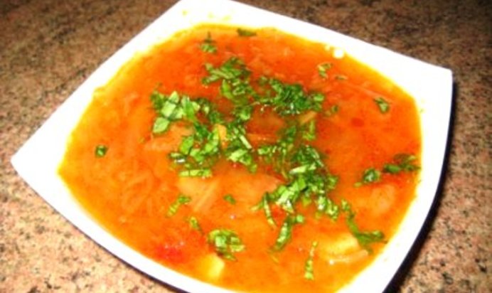 Щи со свининой