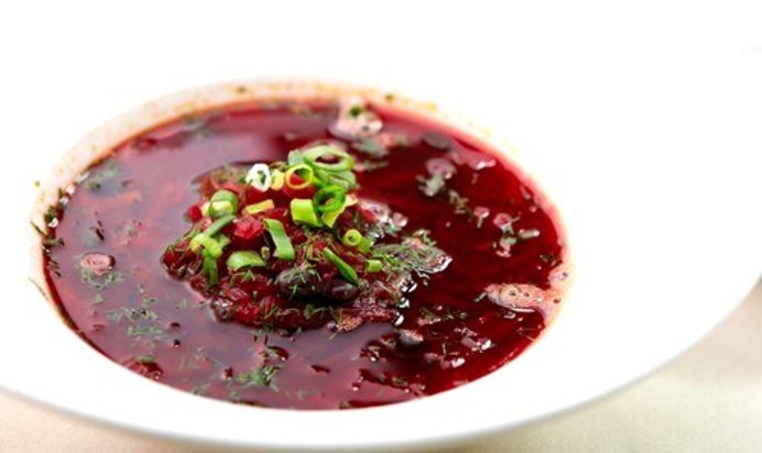 Пряный вегетарианский борщ