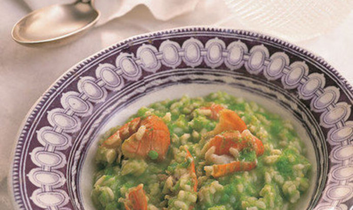 Ризотто с лангустинами