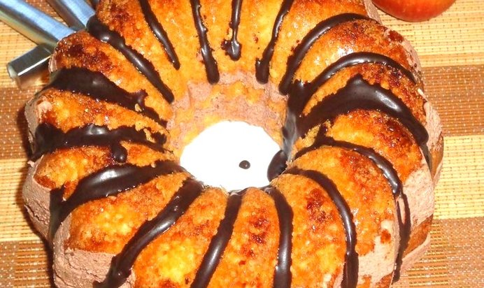 Кекс с карамельным кремом