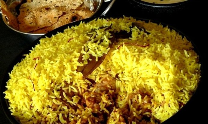 Плов с шафраном