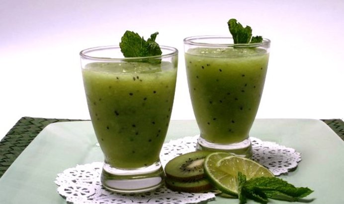 Жиросжигающий коктейль из киви