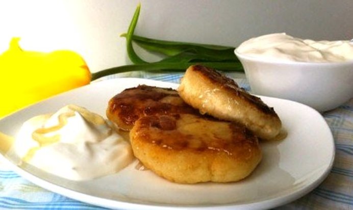 Вегетарианские сырники без яиц