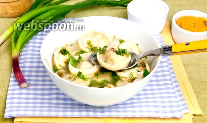 Пельмени с чёрной редькой