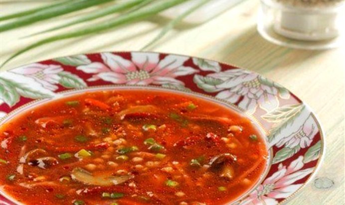 Борщ с гречневой крупой