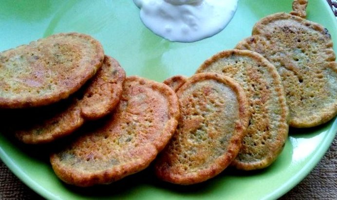 Пудла - гороховые оладьи