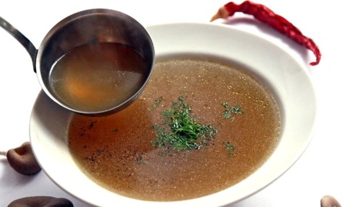 Овощной бульон в пароварке