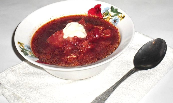 Борщ с лимоном