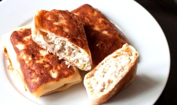 Блинчики с курицей