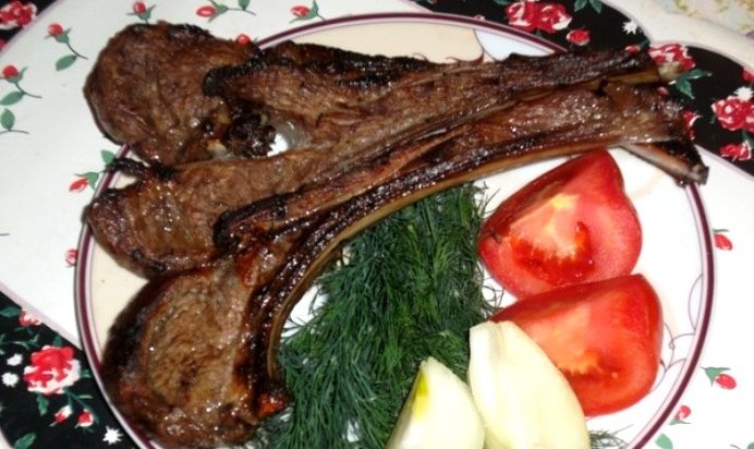 Шашлык из баранины по-узбекски