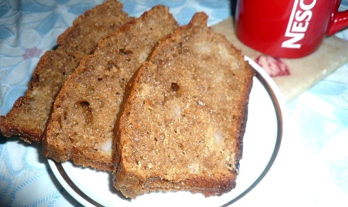 Кекс кофейный с бананом