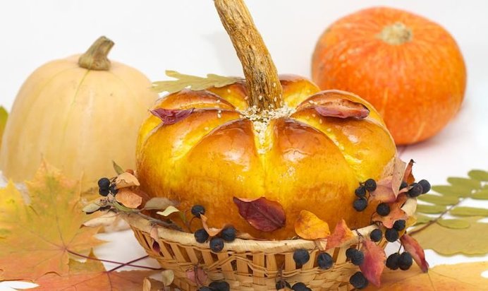 Хлеб с тыквой Осенний