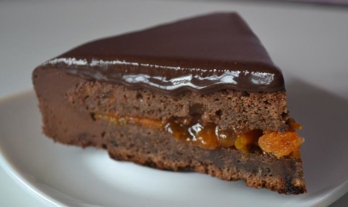 SACHERTORTE с кофейным ганашем