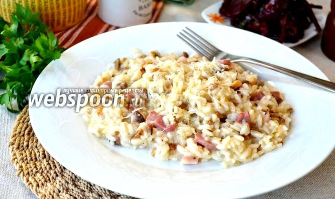 Ризотто с каштанами