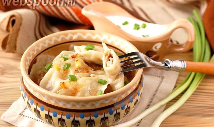 Вареники с мясом