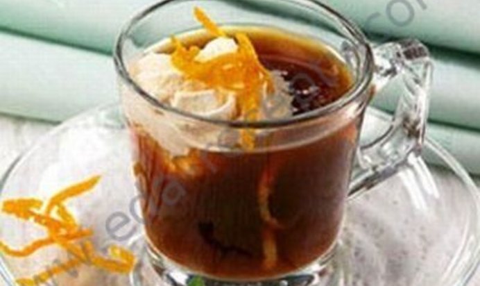 холодный апельсиновый сок с кофе по-бразильски