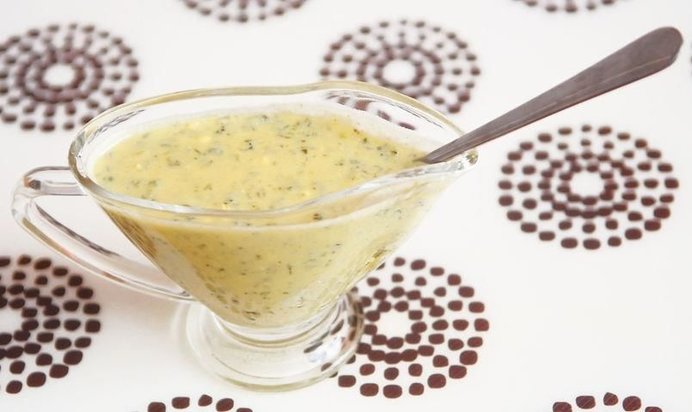 Горчичный соус бешамель к жареной рыбе и мясу на гриле