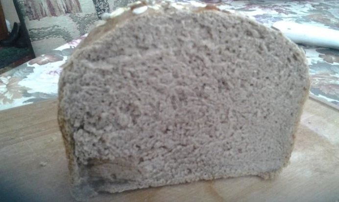 Хлеб Здоровье с льняной мукой в хлебопечке
