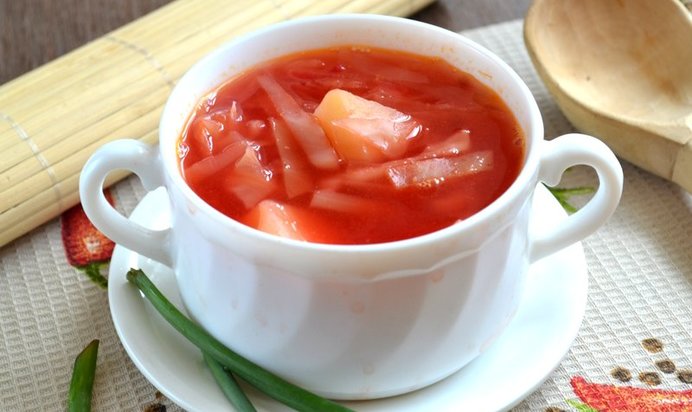 Борщ вегетарианский диетический