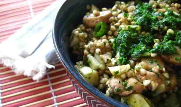 Гречневая каша с грибами