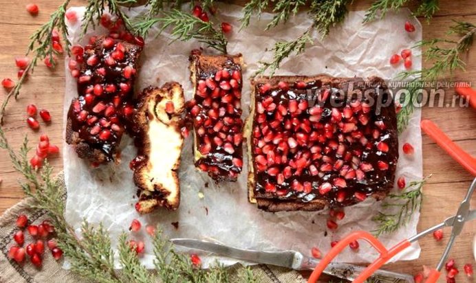 Сырник с гранатом