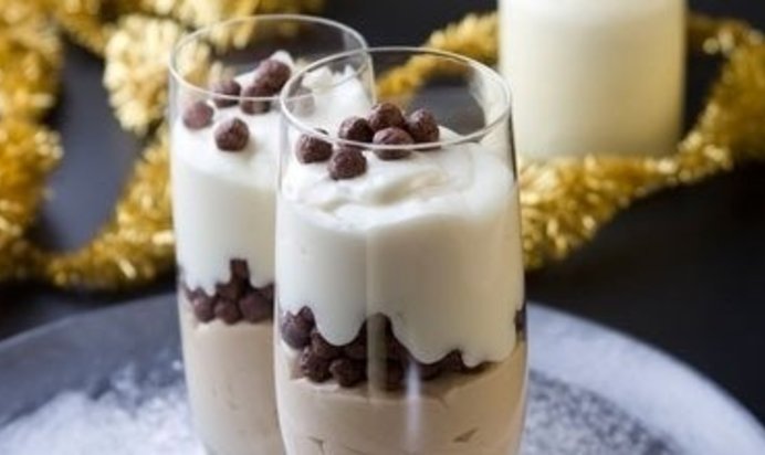 Десерт кофейно-сливочный