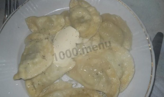 Вареники с картошкой и печенкой