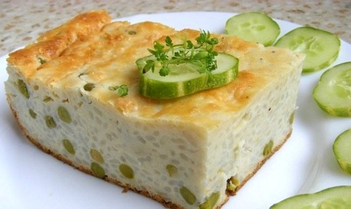 Запеканка из риса в духовке