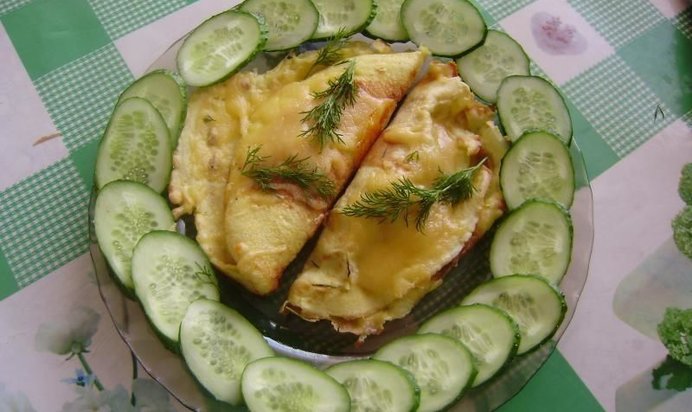 Ореховый омлет