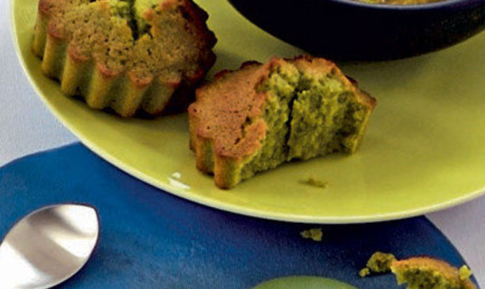 Кексы «финансье» со вкусом чая мате