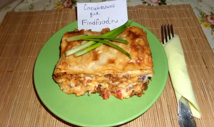 Лазанья домашняя