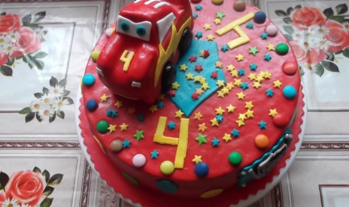 Тортик Молния Маквин