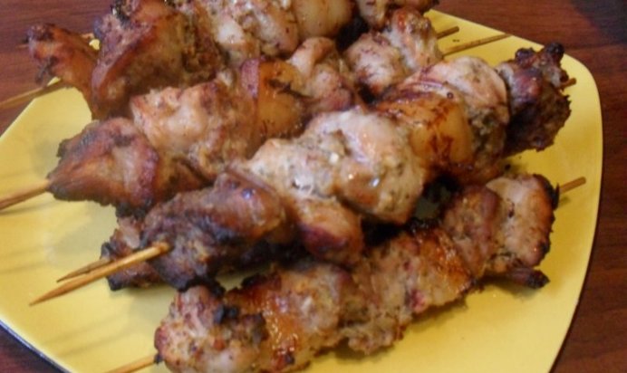 Шашлык из свинины в аэрогриле