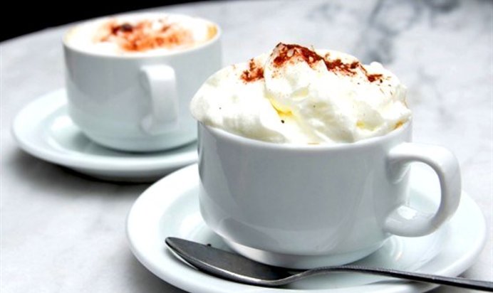 Десерт с капучино