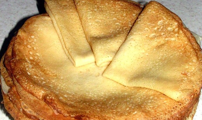Блины из пшеничной муки