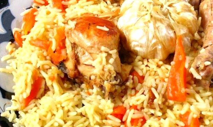 Плов из окорочков