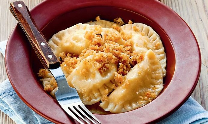 Вареники с капустой