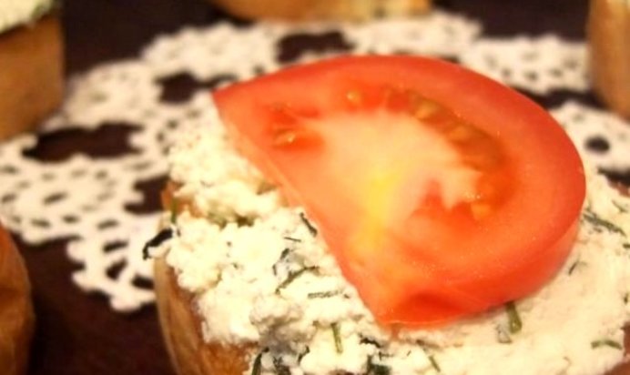 Бутерброды с творогом