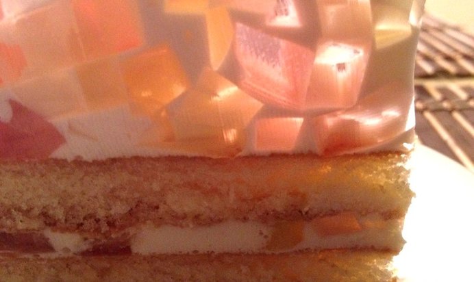 Желейный торт «Битое стекло»