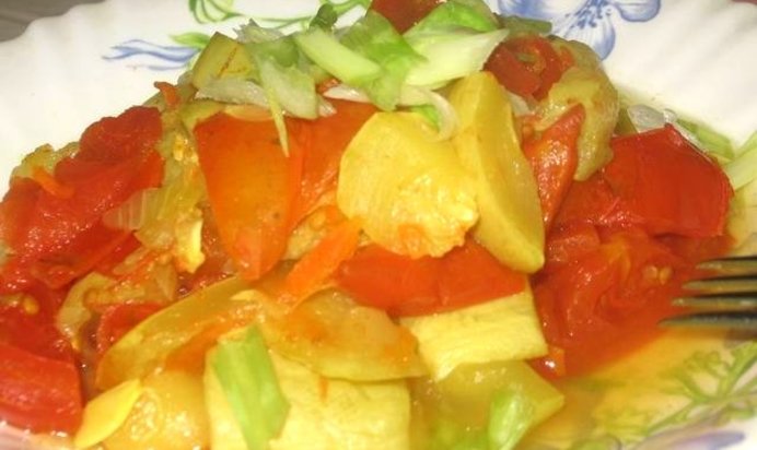 Тушеные овощи в мультиварке