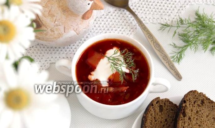 Борщ с семечками