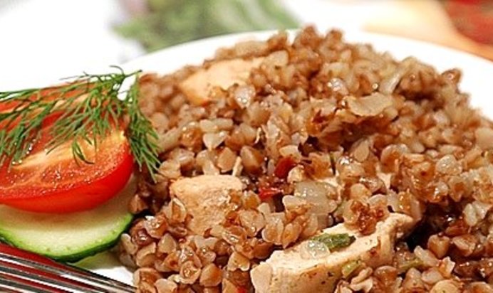 Гречка с мясом в мультиварке