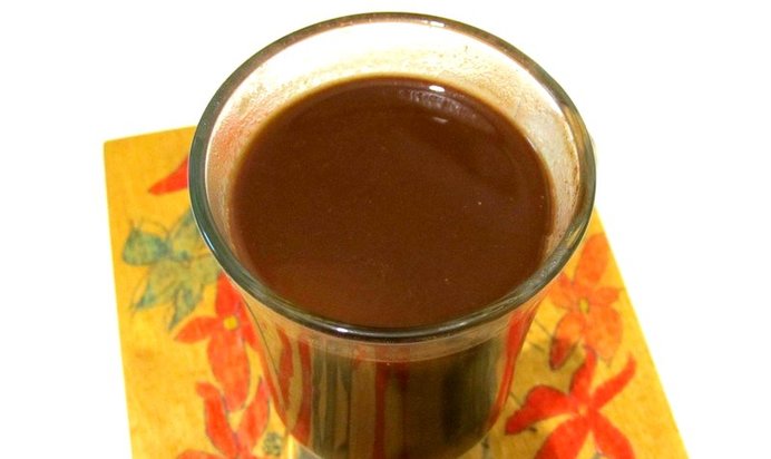 Кофе с шоколадом и корицей